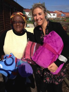 The club's event coordinator, Clarisse Coetzee, featured with Mpumi Ngoqo.